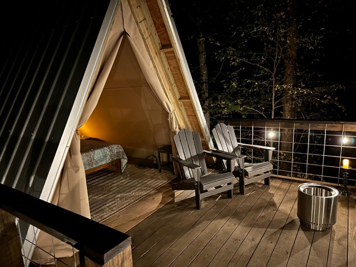 Bohamia - Cozy A-Frame Glamp On 268 Acre Forest Retreat Talladega Eksteriør bilde