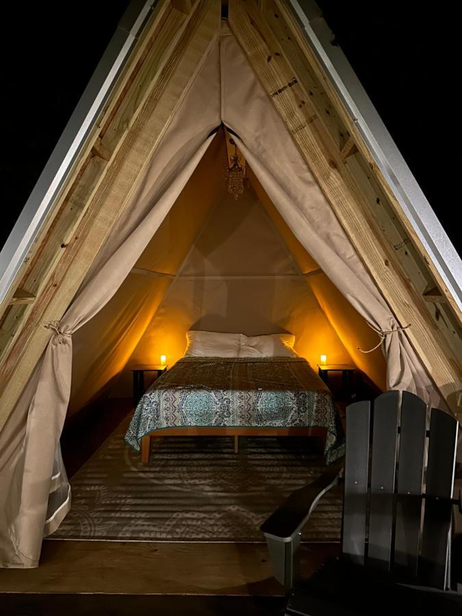 Bohamia - Cozy A-Frame Glamp On 268 Acre Forest Retreat Talladega Eksteriør bilde