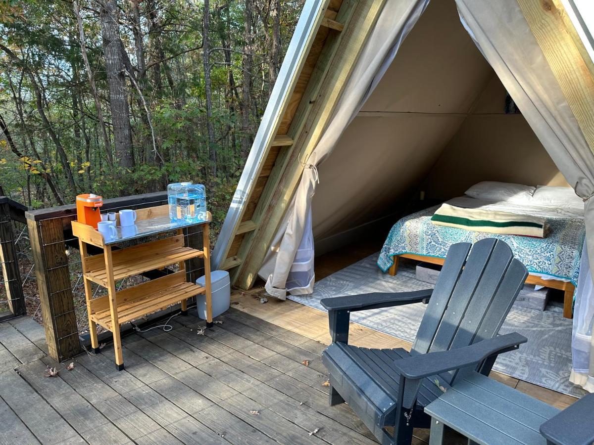 Bohamia - Cozy A-Frame Glamp On 268 Acre Forest Retreat Talladega Eksteriør bilde